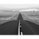 BLACK & WHITE PHOTO POSTER showing an open road FREESTYLE TRAVEL 20x30 rare