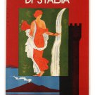 castellammare di stabia VINTAGE TRAVEL POSTER MARIO PUPPO ITALY 1954 20x30