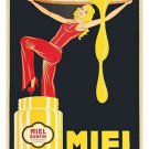 miel alphandery VINTAGE AD POSTER classic honey COLLECTORS RARE 20x30 new
