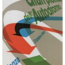 GRAND PRIX MONZA ITALY vintage travel poster MAX HUBER Italy 1948 20x30