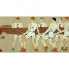 cornell crew team holding a boat EDWARD PENFIELD vintage poster 20x30 BUFF