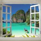 SCENIC POSTER window onto THAILAND 20x30 island turquoise water LUSH EXOTIC