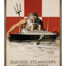 CANADIAN PACIFIC TRAVEL POSTER Percy Staynes CANADA 1929 20x30 Steamship