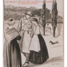 JOURNEE VAROISE vintage war poster 1917 WOMAN and SOLDIER french 20x30 new