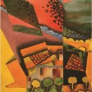 le jour ni l'heure VINTAGE PAINTING POSTER juan gris SPANISH ARTIST 20x30