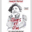 JULES ET JIM movie poster TRUFFAUT & MOREAU french farce FUN ARTISTIC 20x30