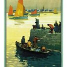 trip to MONT SAINT MICHEL vintage tourism TRAVEL POSTER classic rare 20x30