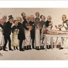 SIXTEEN FRENCH DOCTORS w/attributes of their specialties ART POSTER 20x30