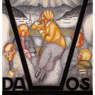 davos winter resorts vintage poster BURKHARD MANGOLD SWITZERLAND 1917 20x30