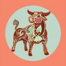 TAURUS astrology art poster 20x30 SYMBOLIC ZODIAC the bull CLASSIC UNIQUE