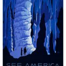 SEE AMERICA wpa vintage travel poster 1937 20x30 collectors HOT