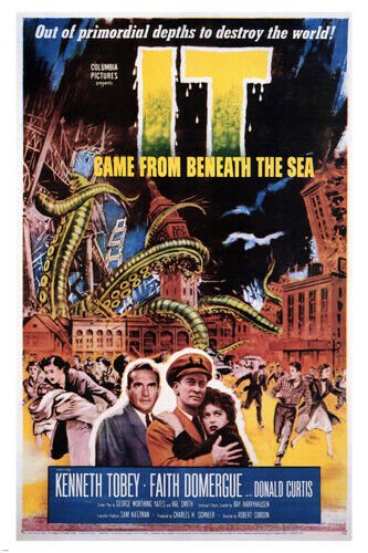 it CAME from beneath the SEA movie poster robert GORDON director 1955 20x30