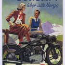 Zündapp VINTAGE AD POSTER Germany 1938 20x30 Cool Motortcycle Top Notch