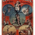LA BIBLE AMUSANTE (the funny bible) french ad poster PRIZED HUMOR 20x30 rare