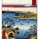 Japan wild goose hill and the tone river JAPANESE FINE ART poster 20x30