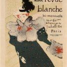 the REVUE BLANCHE vintage ad poster TOULOUSE-LAUTREC france 1895 20x30 NEW