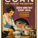 vintage ad poster CORN, THE FOOD OF THE NATION 20x30 hot NEW rare!