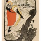 JANE AVRIL vintage AD poster TOULOUSE-LAUTREC france 1893 20x30 ART classic