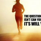 WOMAN RUNNING great MOTIVATIONAL poster quote 20x30 sensational INSPIRING