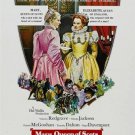 MARY QUEEN OF SCOTS classic movie poster VANESSA REDGRAVE historic 20x30 MARY QUEEN OF SCOTS classic movie poster VANESSA REDGRAVE historic 20x30