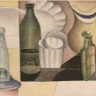 COMPOSITION WITH BOTTLES attributed to IVAN KLIUN fine art poster 20x30 NEW