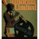 California Limited TRAVEL POSTER Sam Hyde Harris US 1925 20x30 PRIZED