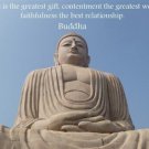 Buddha PEACE with QUOTES inspirational POSTER 20x30 simple HAPPINESS wisdom