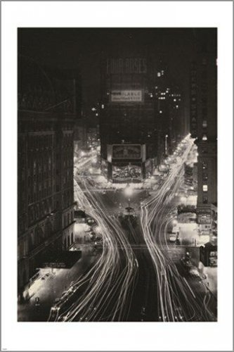 TIMES SQUARE during dim out R.W. SHIPMAN vintage photo poster ARTISTIC 20x30