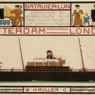 BATAVIER VINTAGE AD POSTER boat cruise NETHERLANDS 1915 20x30 hot collector's