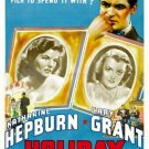 CATHERINE HEPBURN cary grant HOLIDAY movie poster LOVE TRIANGLE 20x30 new