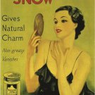 gives natural charm HAZELINE SNOW vintage AD POSTER collectors 20x30 HOT
