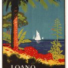 Loano VINTAGE TRAVEL POSTER Aurelio Craffonara ITALIAN 1929 20x30 sailboat