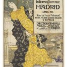 VINTAGE AD POSTER exposition internationale de madrid E.S. GRASSET 20x30 new