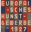EUROPEAN ART TRADE vintage poster herbert BAYER germany 1927 20x30 PRIZED