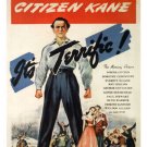 ORSON WELLE'S CITIZEN KANE movie poster FAMED dramatic SENTIMENTAL 1941 20x30