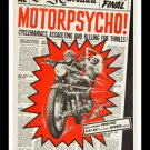 CULT DIRECTOR RUSS MEYER'S MOTORPSYCHO movie poster BOLD crazy fun 20x30