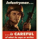 the battle-wise infantryman VINTAGE PROPAGANDA POSTER army COLLECTORS 20x30
