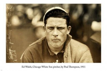 ed walsh CHICAGO WHITE SOX PITCHER vintage 1911 poster 20x30 Paul Thompson