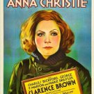 metro goldwyn mayer movie poster ANNA CHRISTIE greta garbo MOVIE STAR 20x30