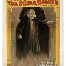 theater poster THE SILVER DAGGER dramatic spooky ONE OF A KIND dark 20x30