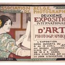 PHOTOGRAPHIC EXHIBITION FEATURING WOMAN ad poster artistic RARE 20x30 new