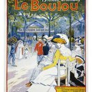 VINTAGE TRAVEL POSTER le boulou france CHARMING collectors LOVELY 20x30 rare