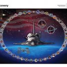 NASA Scientific Astronomy Space Shuttle Discovery Tribute Poster 24x36