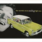 1959 LONDON MOTOR SHOW vintage car poster THE ANGLIA 105E collectors 20x30