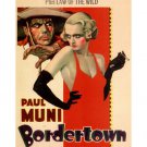 archie mayo's BORDERTOWN  movie POSTER bette DAVIS 1935 SEDUCTIVE 20x30 hot