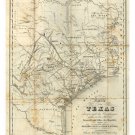 scherpf TEXAS 1841 vintage poster 20x30 historic EDUCATIONAL collectors