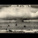 1946 US NUCLEAR TESTING OVER PACIFIC OCEAN POSTER marshall islands 20x30  -PY1