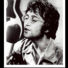 JOHN LENNON SINGING AT THE MIC poster RARE b/w former BEATLE 20x30-PW0