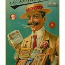 A VIKTORSON cigarette papers VINTAGE AD POSTER moscow RUSSIA 1905 20x30