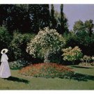 Claude Monet WOMAN IN THE GARDEN Sainte-Adresse 20x30 FINE ART POSTER FAMOUS